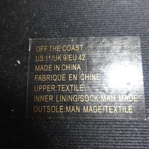 JF women's slide on sandals, size 11, blue /cream /white cloth top strap, cushy - Picture 6 of 10